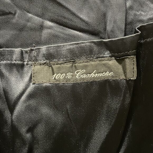 NWT Polo University Ralph Lauren Top Coat Men 44 R Navy Pure Cashmere $1500 READ - Picture 11 of 13